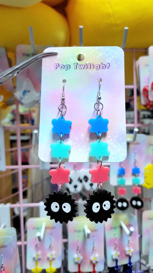 Spirited Away Soot Sprite Earrings