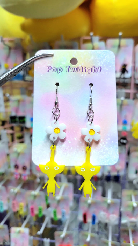 Pikmin Yellow Earrings