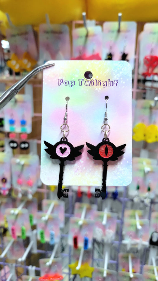 Hazbin Hotel Keys Earrings