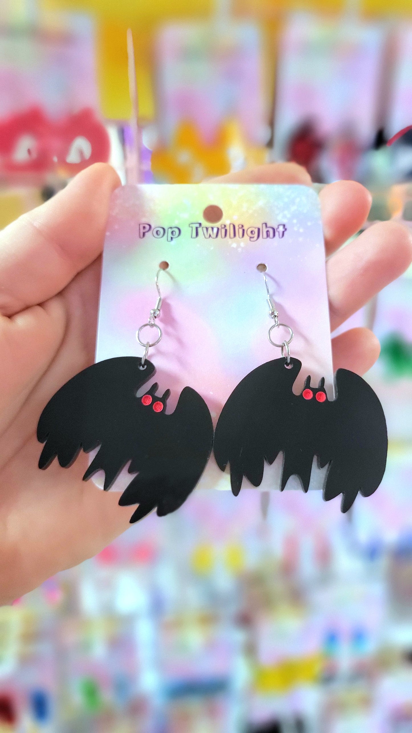 Mothman Cryptid Earrings